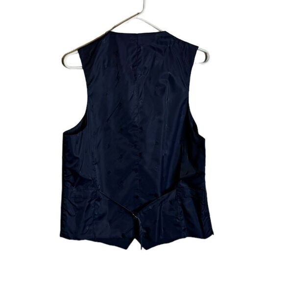 Jos. A. Bank Brrr. Comfort Blue Vest size Small - Picture 2 of 5